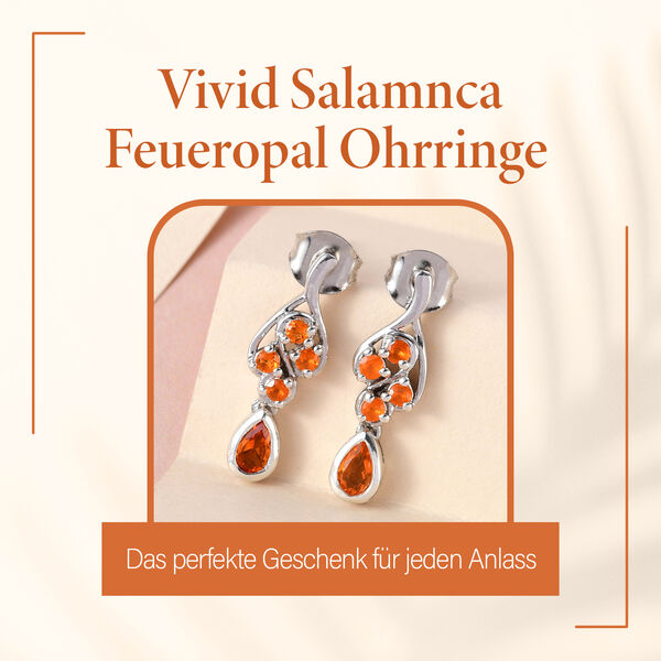Vivid Salamanca Feueropal Ohrringe image number 4