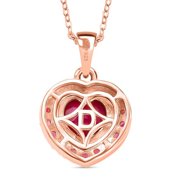 AAA Afrikanischer Rubin Anh&auml;nger mit 50cm Kette - 2,87 ct. image number 5