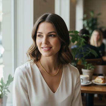 965 Gelb Gold Kette ca. 45 cm ca. 3,80g