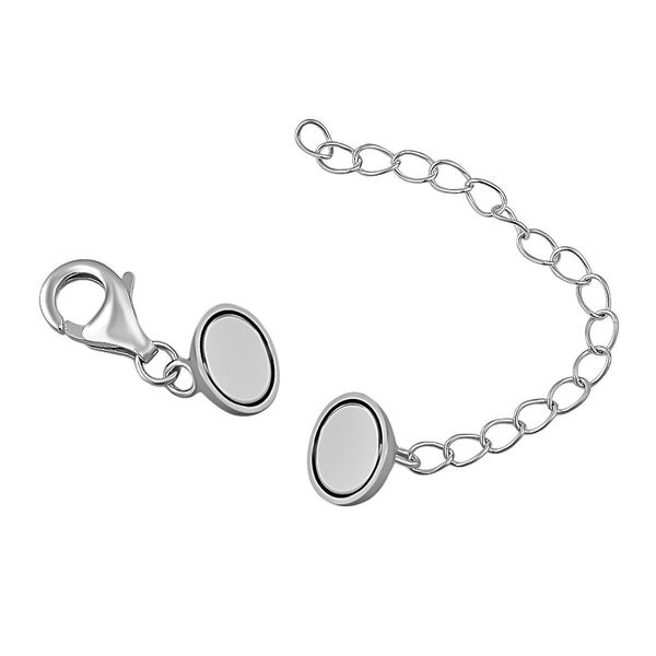 TOUCH und LOCK Magnetschließe mit Extender in rhodiniertem Silber image number 7