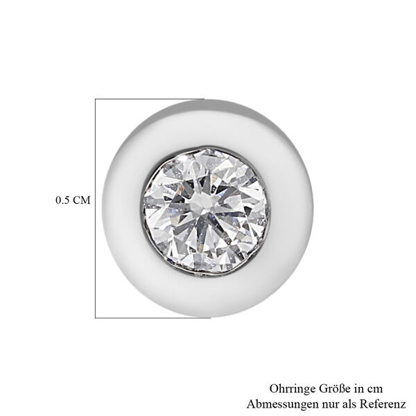 RHAPSODY Diamant IGI zertifiziert VS E-F Ohrstecker 950 Platin ca. 0,20 ct image number 5
