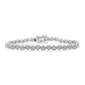 LUXURIANT SGL zertifiziertes SI-GH Labor Diamant Armband - 3 ct.