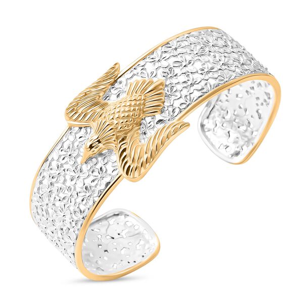 D'Joy Royal Bali - 925 Silber Zweifarbige Beschichtung Armreif ca. 19 cm ca. 30,29g image number 3