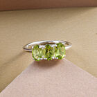 Peridot-Ring, 925 Silber  ca. 1,45 ct image number 1