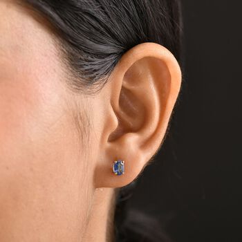 AA Nat&uuml;rliche Kaschmir Kyanit Ohrringe - 1,24 ct.