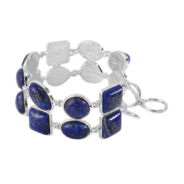 Lapislazuli Armband ca. 18 cm Legierung Standard ca. 125,00 ct. image number 3