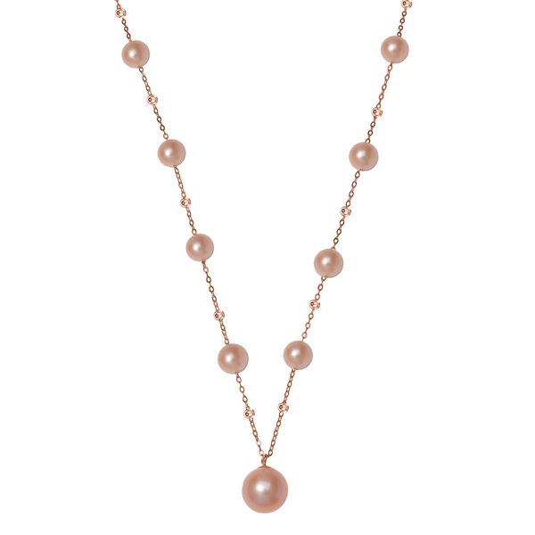 Halskette ca. 50 cm 925 Silber ros&eacute;vergoldet