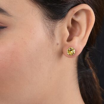 LUSTRO STELLA - &ouml;sterreichische Saphir Kristall-Ohrstecker, 925 Silber platiniert ca. 3,72 ct