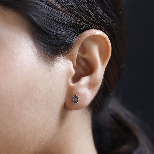 Rauchquarz Ohrringe, 925 Silber ca. 0.93 ct image number 3