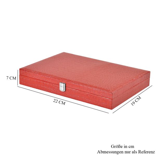 Ring Koffer, rot, Krokodilsmuster image number 9