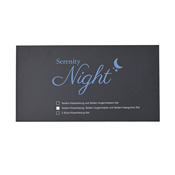 SERENITY NIGHT: Premium-Kollektion, 2er-Set - Kissenbez&uuml;ge aus 100% Maulbeerseide, Grau&nbsp; image number 7