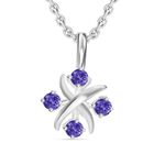 Designer Inspiriert XOXO Blauer Zirkonia Schmuckset 925 Silber und Edelstahl