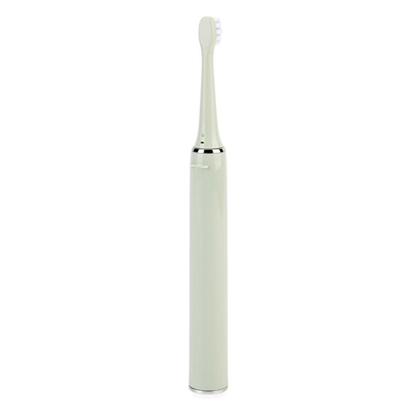 LIVMORE Sonic elektrische Zahnb&uuml;rste mit 3 Zahnb&uuml;rstenk&ouml;pfen und 1 Silikon-Zungenb&uuml;rstenkopf, 24,5x2,5cm, Gr&uuml;n image number 4