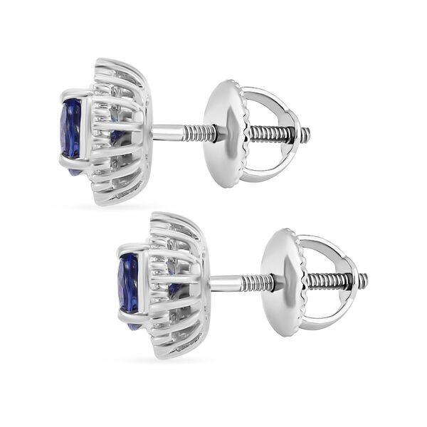 RHAPSODY AAAA Tansanit und VS Diamant Ohrringe in 950 Platin - 2,72 ct. image number 5