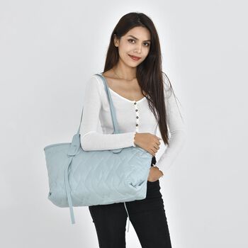 Tote Bag mit Schultergurt, Blau