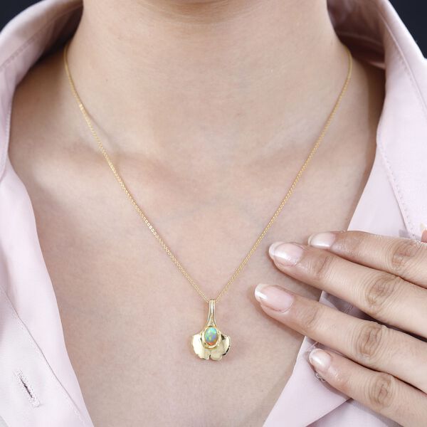 AA Nat&uuml;rlicher, &auml;thiopischer Welo Opal Anh&auml;nger - 0,53 ct. image number 2