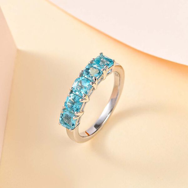 Paraiba Apatit Ring - 1,70 ct. image number 2