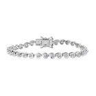 LUXURIANT DIAMOND - Lab Grown Diamant SI Armband ca. 19 cm 925 Silber rhodiniert ca. 2.51 ct