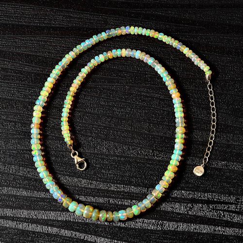 LUXORO AAAA natürliche, äthiopische Welo Opal-Halskette, 45cm - 38,47 ct. image number 0