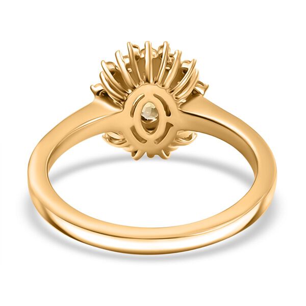 AA Nat&uuml;rliches goldenes Tansanit und Zirkon Schmuckset - 1,67 ct. image number 7