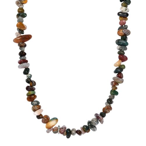 AA Indischer Achat Kette 70 cm, ca. 270,00 ct. image number 0