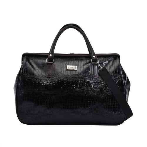 PASSAGE -  Reisetasche aus Kunstleder, 45x20x32cm, schwarz image number 0