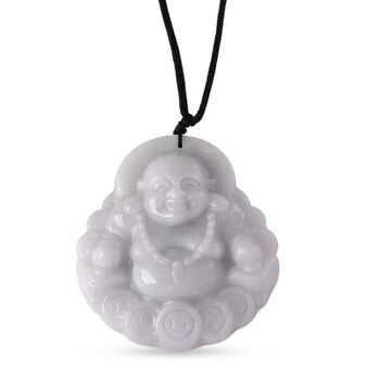 Flexible wei&szlig;e Jade Halskette - 230 ct.