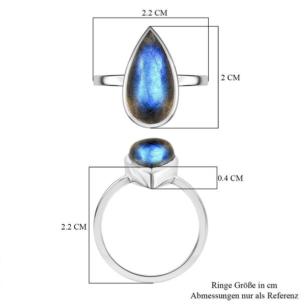 AAA Labradorit Ring - 4,93 ct. image number 7