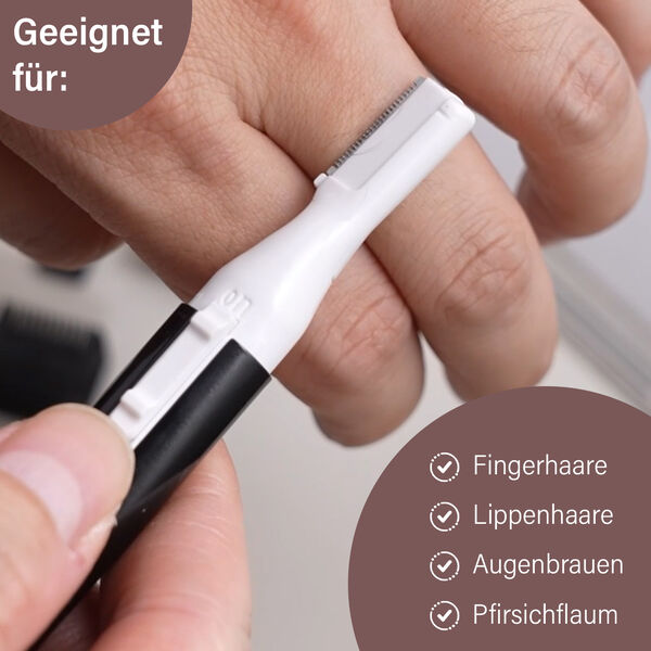 BEAUTECH elektrischer Augenbrauen-Haarentferner, Schwarz image number 4