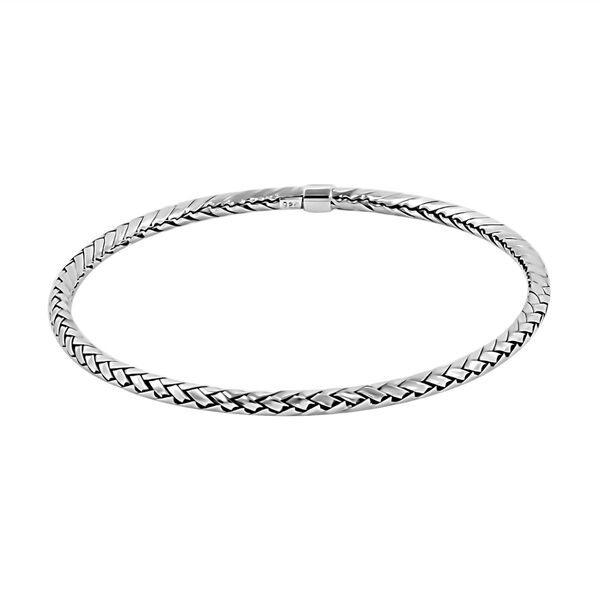 Royal Bali Kollektion - Geflochtener Armreif, 19 cm - 10g