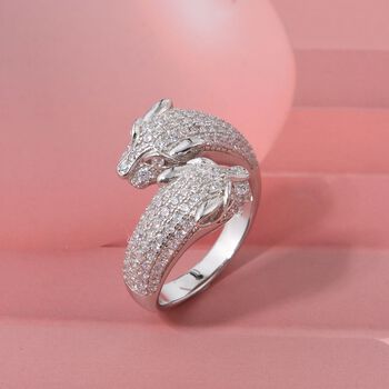 LUSTRO STELLA wei&szlig;er Zirkonia Ring