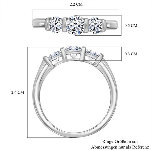 LUXURIANT DIAMOND- SGL zertifizierter VS-GH Labor Diamant Ring - 1 ct. image number 5