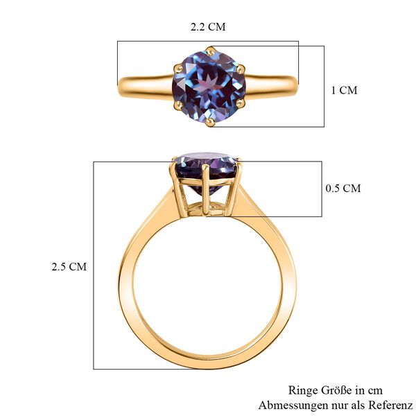 Labor Alexandrit Ring - 2,38 ct. image number 6