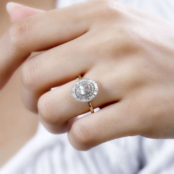 AAA Alexandrit und Diamant Ring in 585 Gold - 1,01 ct. image number 10