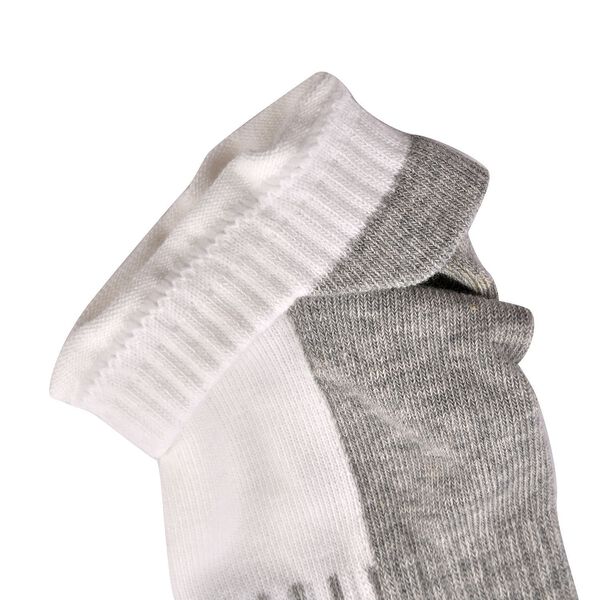 4er-Set Kupferfaser-Kompressions-Strumpfe, Antibakteriell und Anti-Geruch, S/M (36-40), Wei&szlig; und grau image number 7