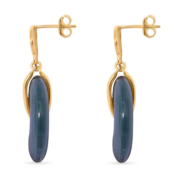 50 ct. nat&uuml;rliche Olmek Jadeit Ohrringe image number 4