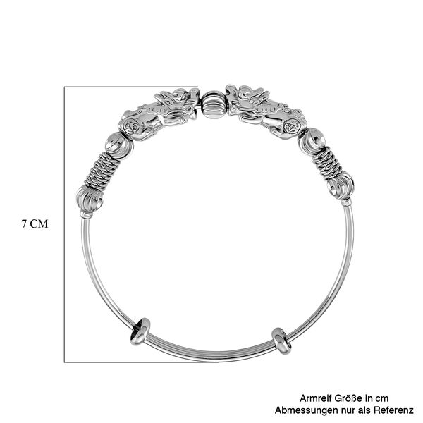 Nickelfreies Messing Armreif ca. Flexibles cm ca. 20,00g image number 6