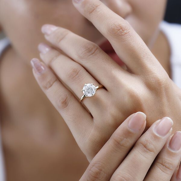 Moissanit Ring- 2,17 ct. image number 9