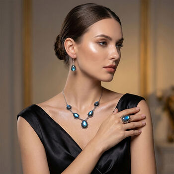 Labradorit Schmuckset