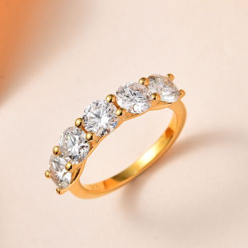 Moissanit Ring - 2 ct. image number 1