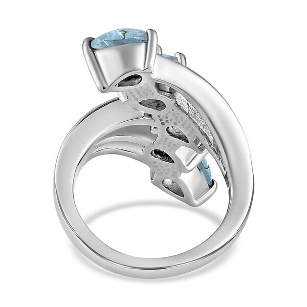 Himmelblauer Topas-Ring -4,83 ct. image number 6