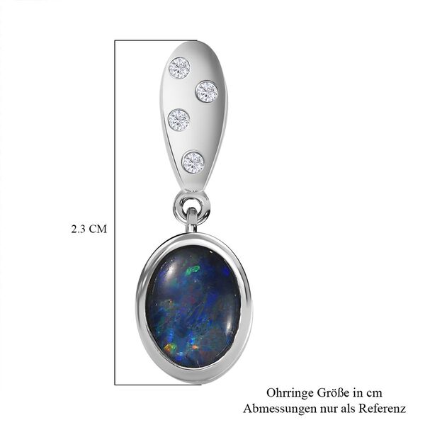 Boulder Opal Triplett Ohrringe, ca. 1,96 ct. image number 6