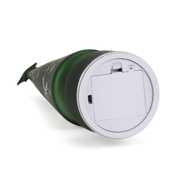 LED-Deko-Tannenbaum mit drehendem Licht, Glas, 9x41 cm, Gr&uuml;n image number 5