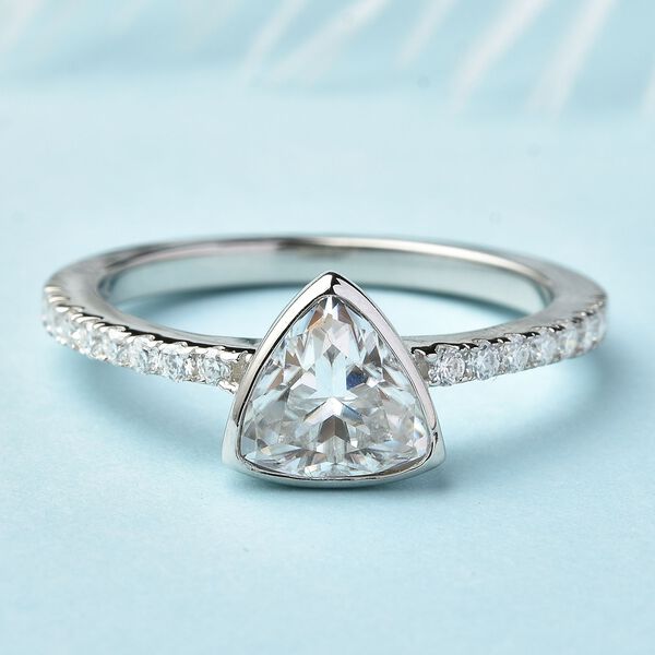 Moissanit-Ring - 1,39 ct. image number 2