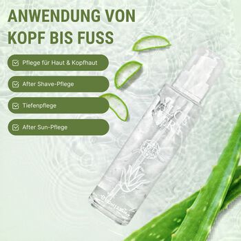 SQIN BOTANICALS Aloe-Vera-Gel mit Vitamin A und E, 100ml