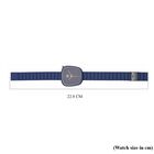 Strada - Japanisches Uhrwerk, Edelstahl-Zifferblatt & Metall-Armband, 23 cm, blau image number 6