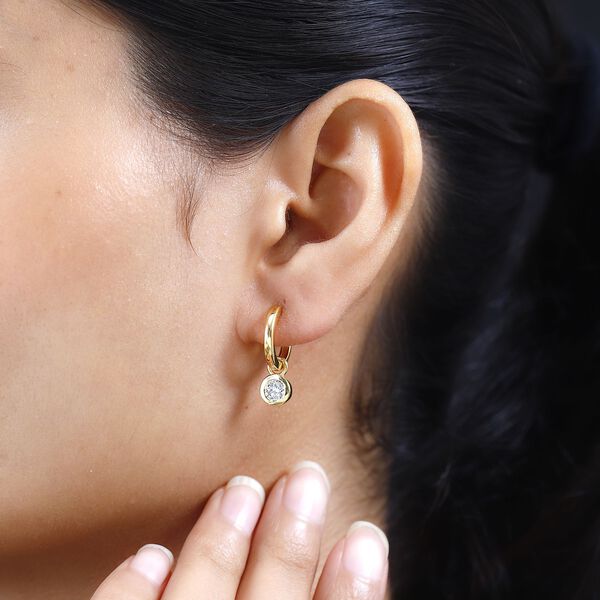 Moissanit Ohrringe - 0,90 ct. image number 2