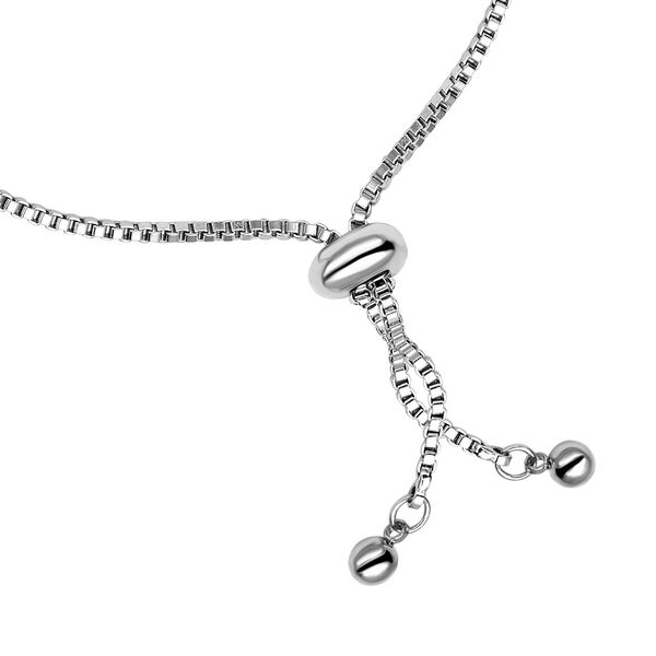 Wei&szlig;es Zirkonia-Armband, ca. 15.25 cm, reines Messing ca. 3,00 ct image number 6