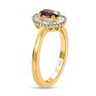 AA Lavendel Spinell und Diamant Ring - 0,70 ct. image number 4