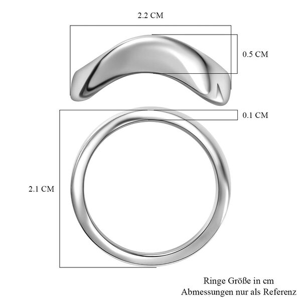 925 Silber rhodiniertRing (Gr&ouml;&szlig;e 21.00) ca. 5,37g image number 7